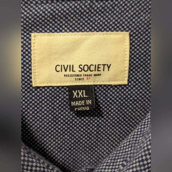 Civil Society Button Down Shirt XXL - Picture 7 of 7